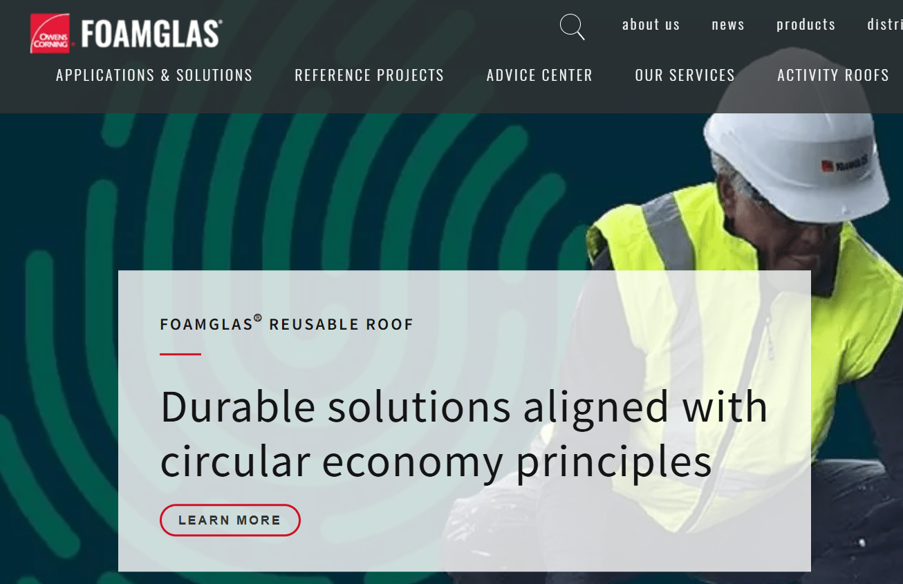 FOAMGLAS는 오웬스코닝의 상품명입니다.